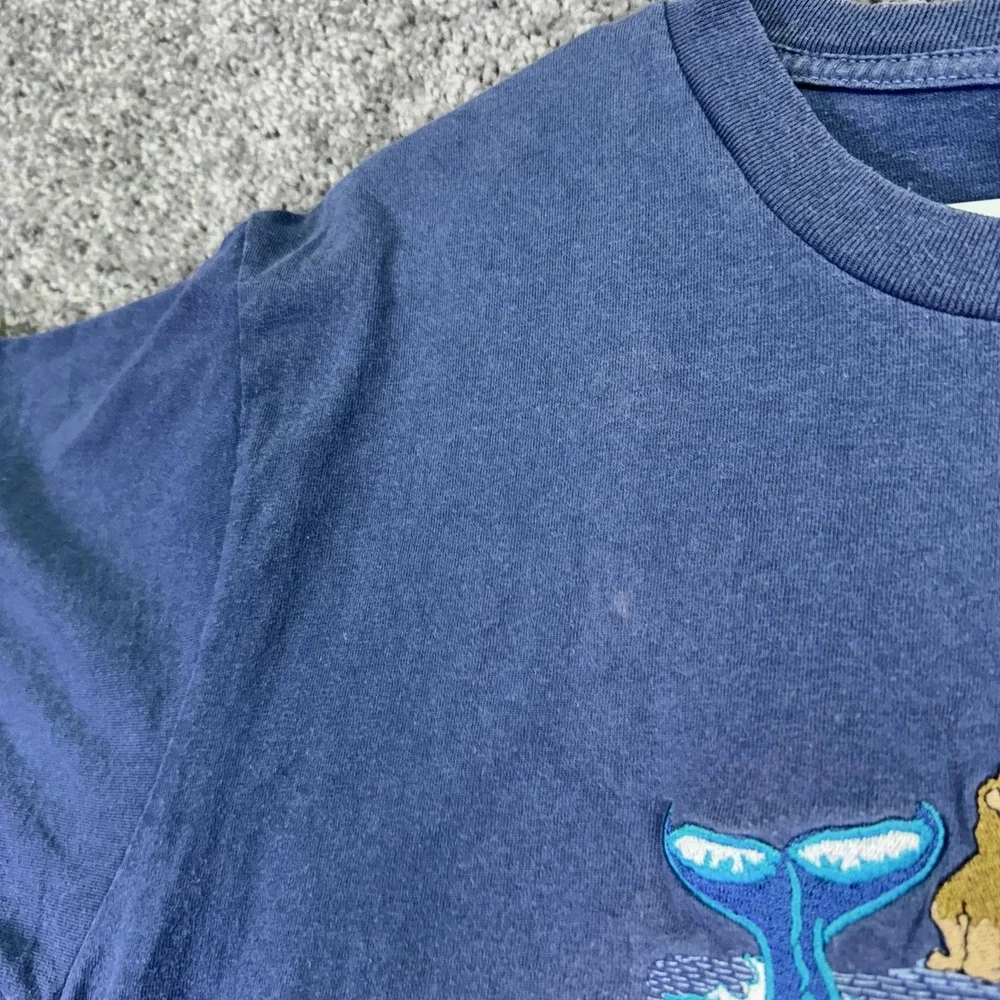 Pablo's Shirt Mens Medium Blue Cabo San Lucas Mexico Embroidered Graphic Tee